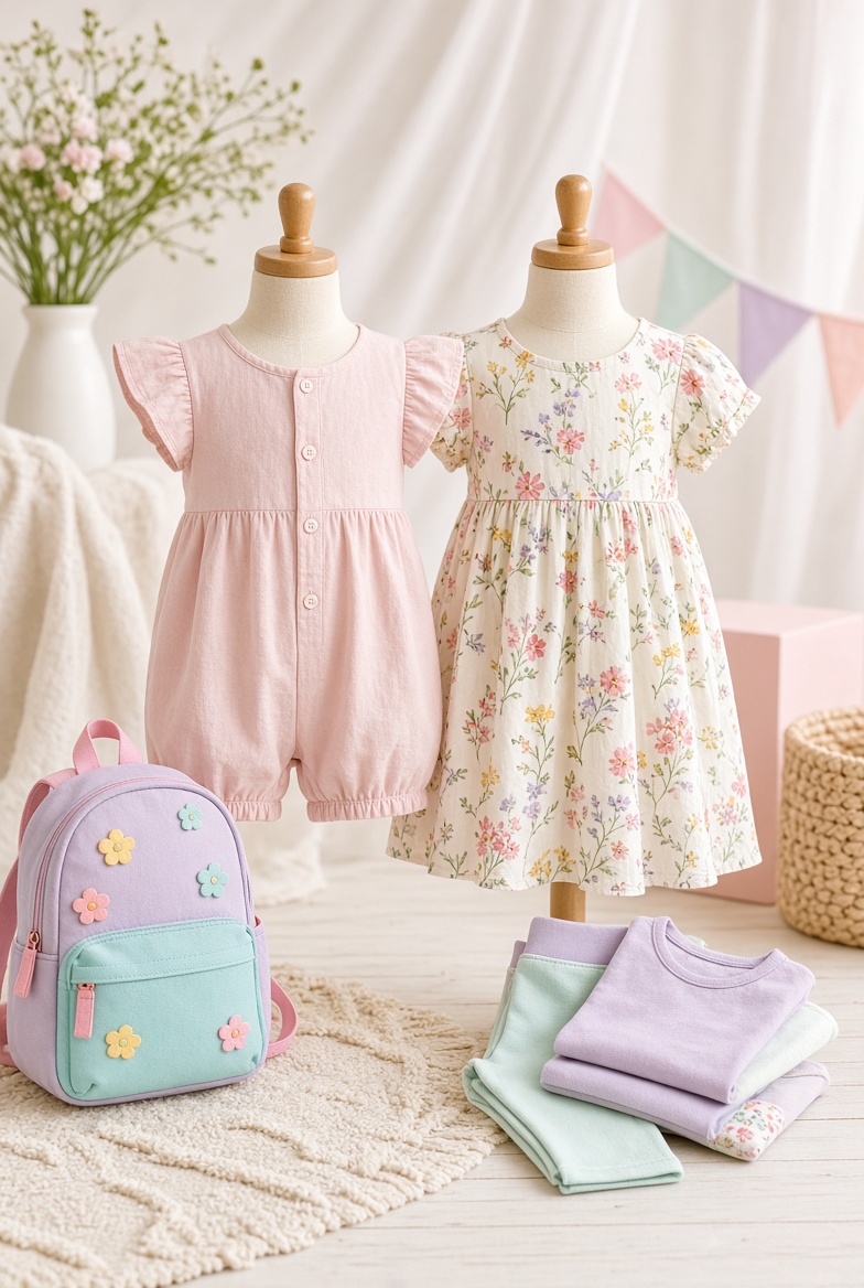 Zivog Kids & Infants — rompers, frocks and school bags